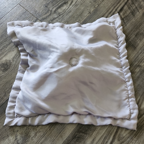 Carter's Gray Elephant Security Blanket Plush Satin Trim Baby Lovey 15" - Picture 2 of 2